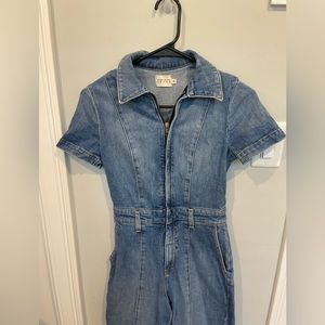 Denim Alice + Olivia jumpsuit